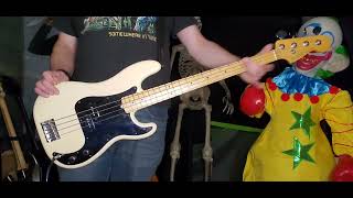 The Offspring  Smash bass cover  play along [upl. by Navnod]