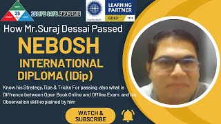 NEBOSH International Diploma Success Story  Tips for Passing NEBOSH IDip on First Attempt [upl. by Edgerton786]