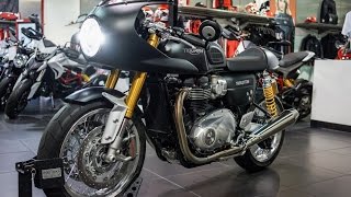 Triumph Thruxton R vs Standard [upl. by Imojean]