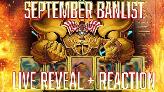 YUGIOH BANLIST Live Reaction  September 2024 [upl. by Hgielhsa130]