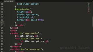 HTML header Tag [upl. by Alinoel]