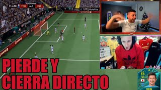 😂DjMaRiiO PIERDE Y CIERRA DIRECTO😂  FIFA 22 [upl. by Derfniw]