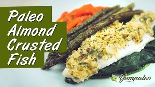 Paleo Almond Crusted Fish [upl. by Linoel]