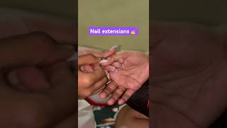 Nail extensions tutorial by Snehalmore02 foryou minivlog topvideos viralvideo [upl. by Selohcin372]