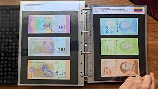 Banknote collectionalbum 2024September Part 5  updated look Banknotų kolekcijarinkinys albume [upl. by Atekahs699]