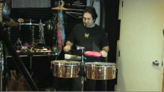 Drum Lesson How to Play Clave and Cascara Rhythms Together with Richie Garcia [upl. by Naud]