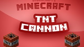 Minecraft Tutorial  How to build a TNT cannon 18 [upl. by Sonitnatsnok]