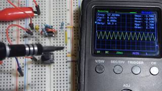 Preview of LM358 dual op amp triangle and square wave generator circuit [upl. by Notlaw]