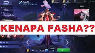 Yakin Beli Fasha Ini Dia Kelebihan dan Kekurangannya  Mobile Legends [upl. by Melvina477]