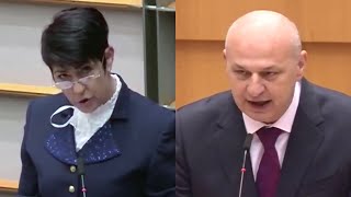 Watch Two EU Parliament members criticize Trudeau [upl. by Schram]