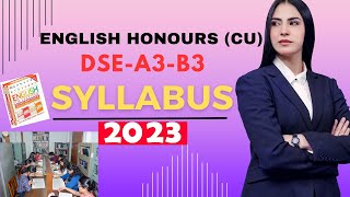 English Honours Syllabus DSEA3B3 2023 Calcutta University [upl. by Trager]