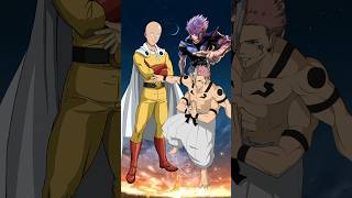 Saitama vs GojoampSukuna onepunchman jujutsukaisen saitama gojo sukuna [upl. by Ahsilav]