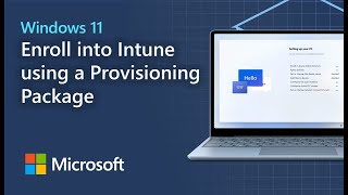 Enrolling Windows 11 into Intune using a Provisioning Package [upl. by Ailegra]