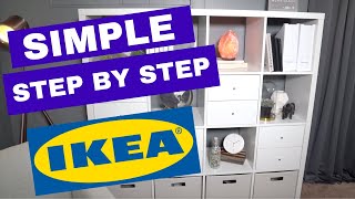 IKEA KALLAX Shelf How To Assemble Fast Step by Step 2019 [upl. by Olihs]