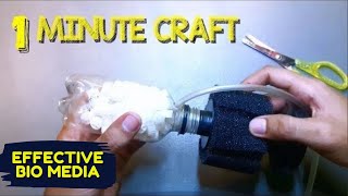 Sponge Filter VS Homemade Filter  Fish Tank Filter [upl. by Lashonde700]