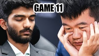 Gukesh vs Ding Liren  GAME 11  FIDE World Chess Championship Match 2024 [upl. by Vezza]