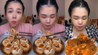 MUKBANG  ASMR  EATING FOOD 125 [upl. by Nomelc]