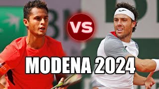 Marco Cecchinato vs Juan Pablo Varillas MODENA 2024 [upl. by Akcirahs105]