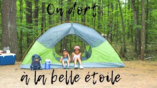 PARC NATIONAL DOKA  une nuit à la belle étoile VLOG famille [upl. by Rotceh798]