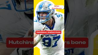 Aidan Hutchinson’s Shatters tibia nfl sports detroitlions aidanhutchinson [upl. by Bebe224]