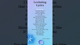 quotLevitatingquotDua Lipa song shorts lyrics dua [upl. by Botsford]