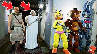 CAN THE ANIMATRONICS HIDE FROM GRANPA amp GRANNY GTA 5 Mods FNAF RedHatter [upl. by Silisav719]