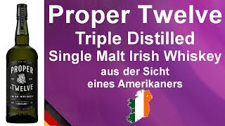 Conor McGregor Proper Twelve Triple Distilled Single Malt Irish Whiskey Verkostung 1014 WhiskyJason [upl. by Thierry]