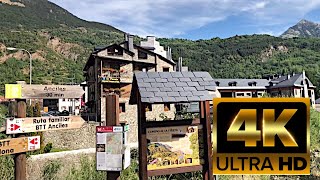 4K 🏔 Relaxing Walking Tour Mountain Village  Benasque The Pyrenees Essence [upl. by Korns]