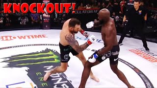 COREY ANDERSON EPIC KNOCKOUT OVER RYAN BADER  BELLATOR 268 [upl. by Alyssa]