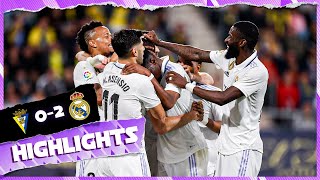 Cádiz 02 Real Madrid  HIGHLIGHTS  LaLiga 202223 [upl. by Graff]