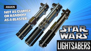 Star Wars Galaxys Edge  Anakin Skywalker  Luke Skywalker  Rey Complete Legacy Lightsaber Review [upl. by Anilorac743]