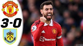 Manchester United vs Burnley 30  All Goals amp Highlights  Carabao Cup [upl. by Eelnodnarb]