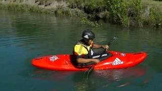 How to turn the kayak the sweep stroke [upl. by Yorel]