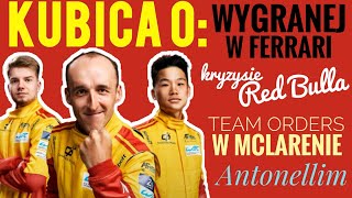 Robert Kubica o zwycięstwie w USA team orders w McLarenie Kimim Antonellim problemach Red Bulla [upl. by Nauqyt]