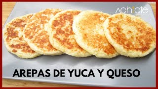 CÓMO HACER AREPA DE YUCA CON QUESO  La mejor combinación hecha Arepa [upl. by Noirret]