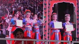 Jinisha Jain Taara Arya Swastika amp Navisha dance on Namo Namo Ji Shankara song Uttarakhand Mahotsav [upl. by Badger195]