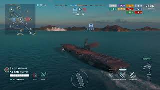 World of Warships Legends  Chkalov Maiden Voyage  3 kills 121k damage [upl. by Deb906]