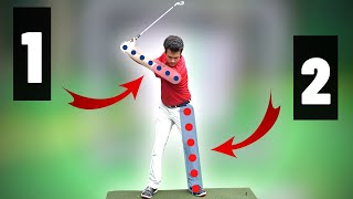 How to Make the Golf Swing Easy – 2 Basic Moves for Great Ball Striking Every Time [upl. by Idmann390]