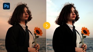 COLOR CORRECTION in ONE CLICK in Photoshop [upl. by Reese]