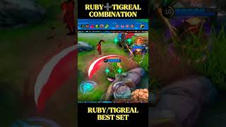 RUBYTIGREAL COMBINATION💀 mlbb mobilelegends mlbbshorts tigreal rubymobilelegends shorts [upl. by Havard900]