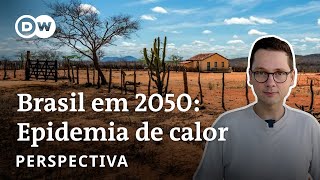 O Brasil terá cidades inabitáveis por causa do calor [upl. by Annaegroeg]