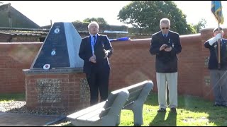 RAF West Raynham Ceremony of the New Memorial Wall September 2024 [upl. by Nevsa]