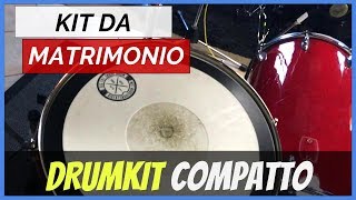 Drumkit Compatto Imparare a Suonare la Batteria 4 [upl. by Ellehsor]