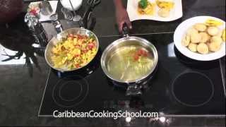 Fried Dumpling and Plantain On Caribbean Cooking TV [upl. by Norha]