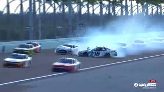 Chandler Smith Brett Moffitt Crash  2023 NASCAR Xfinity Series at Homestead [upl. by Kylander]