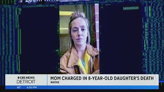 Wayne mom charged in death of 8yearold daughter [upl. by Eaver]