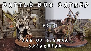 Age of Sigmar Spearhead  Krukeboyz vs Slaves to Darkness [upl. by Lledraw]