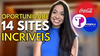 14 SITES que CONTRATAM para TRABALHO REMOTO  Trabalhar em casa pela internet contratado [upl. by Cordula523]