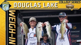 COLLEGE Day 1  2 weighins at Douglas Lake [upl. by Mandel]