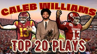 Caleb Williams Top 20 Career Plays [upl. by Aldos]